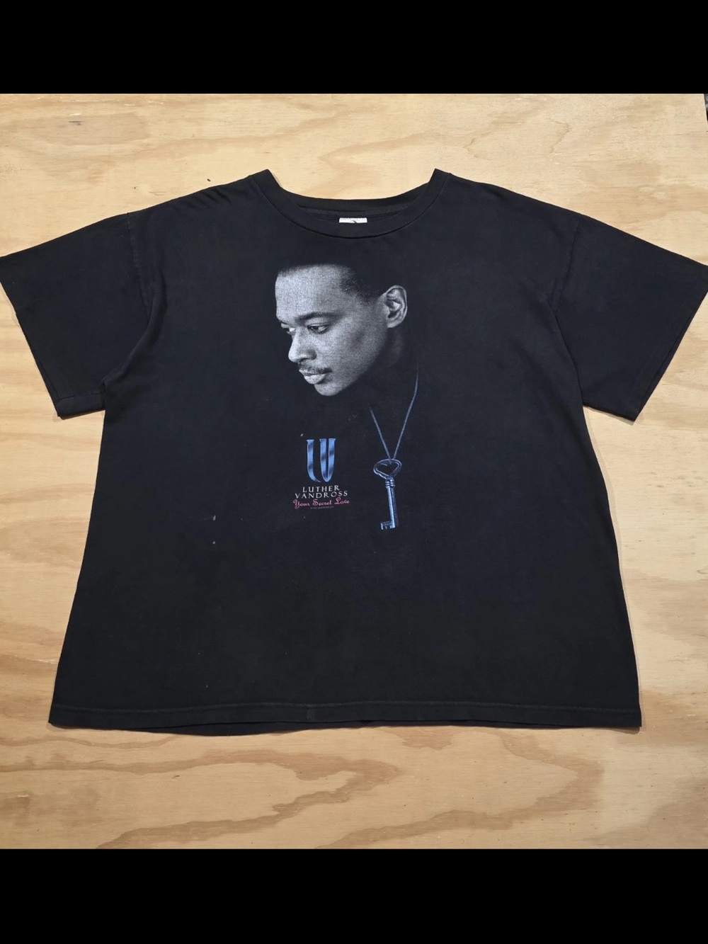 Vintage 90s Luther Vandross Your Sweet Love RNB Soul Music Band Tee Shirt XL